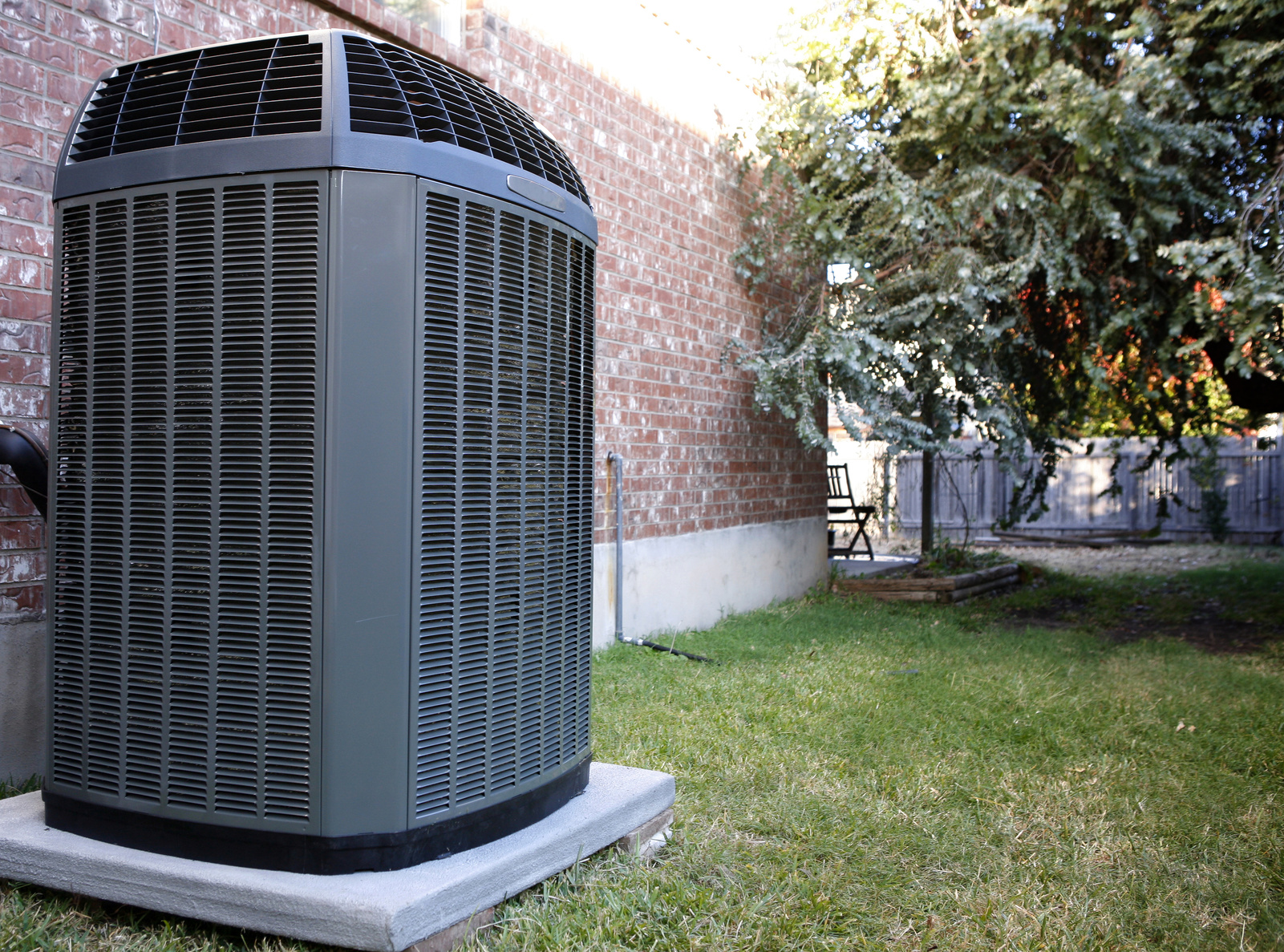 A ducted ASHP outdoor unit.